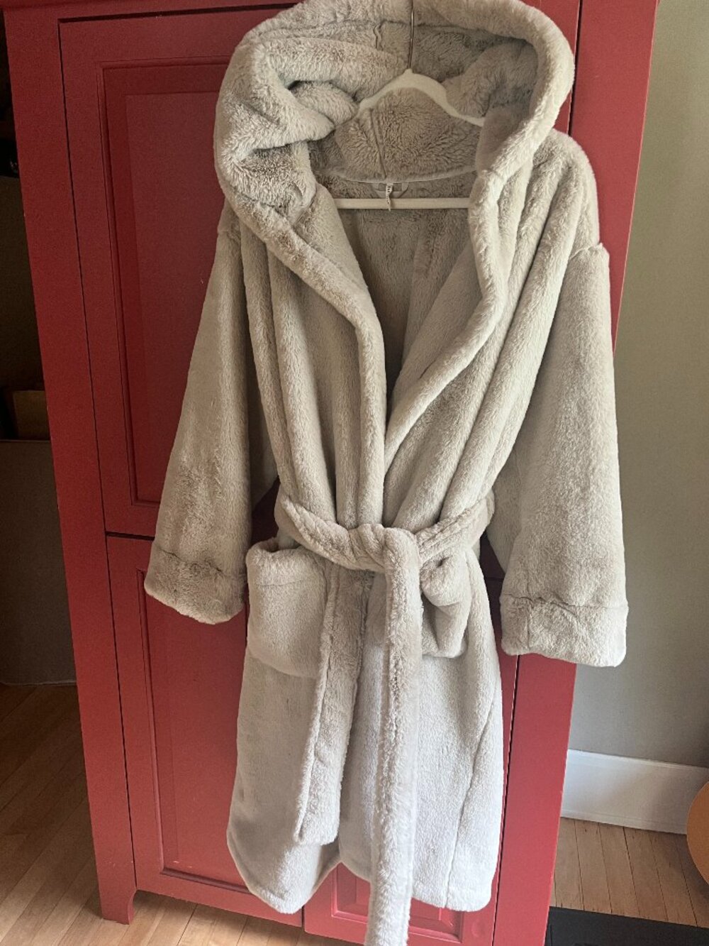 Pottery Barn Hooded Plush Robe